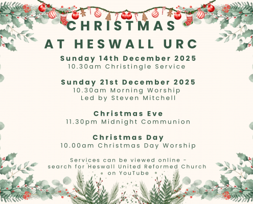 Christmas services 2025